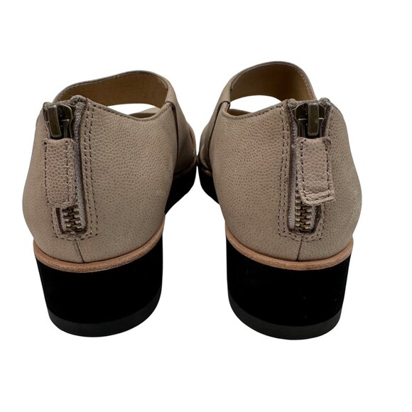 Eileen Fisher Match Leather Cut-Out Booties Tan Womens Size 7.5 - Picture 4 of 11